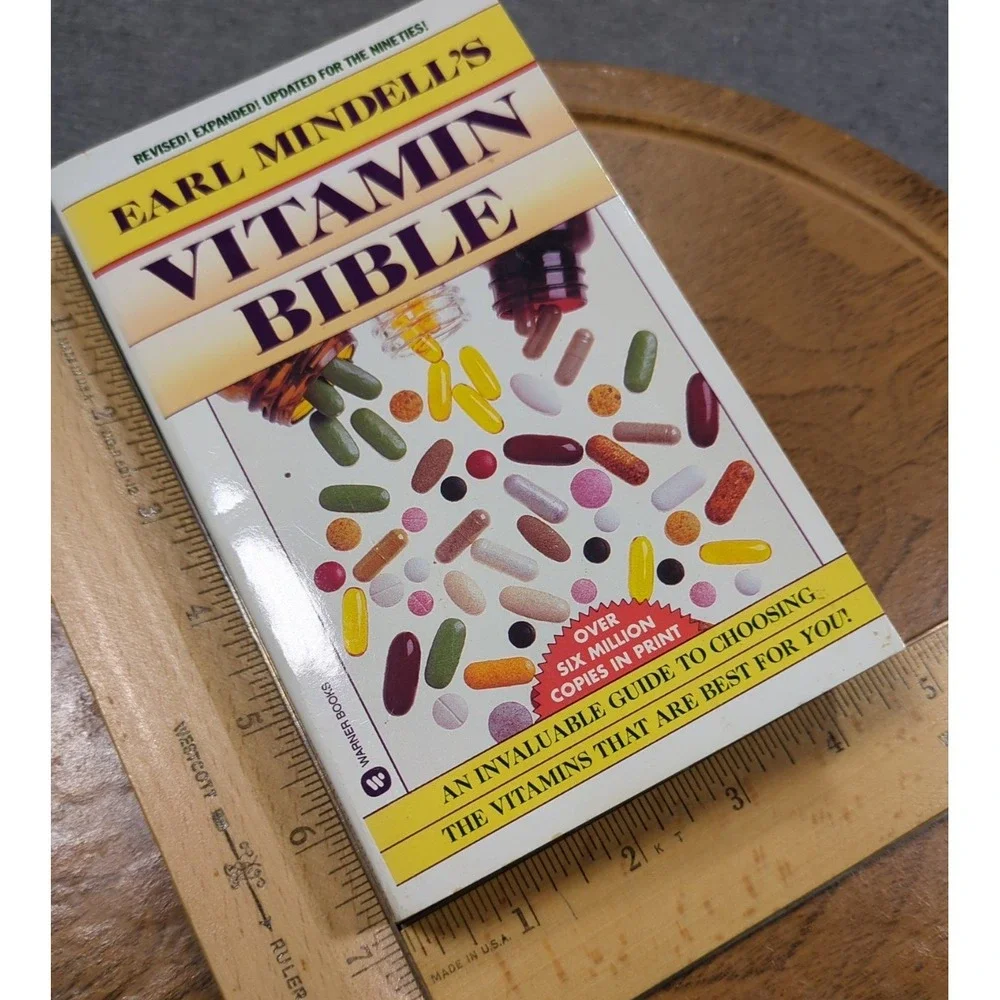1991 Earl Mindell's Vitamin‎ Bible Vintage Warner Books Paperback